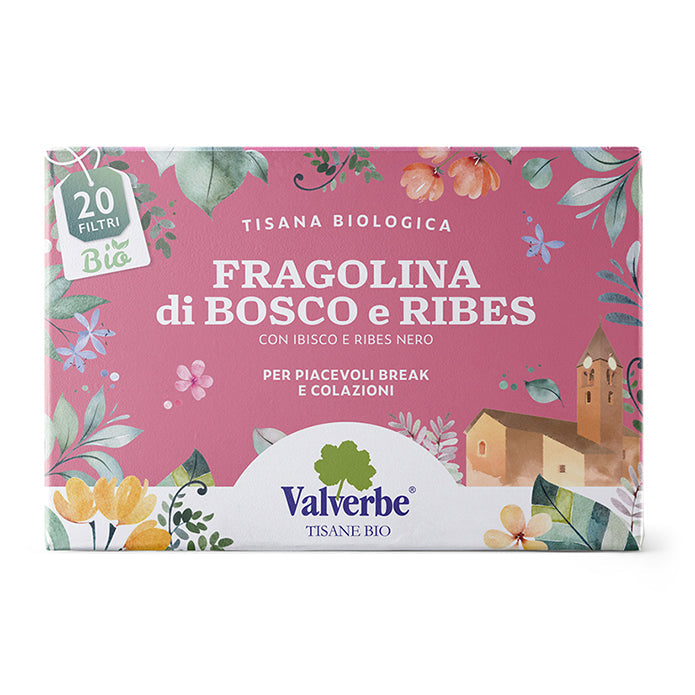 Valverbe Wild Strawberry and Currant Herbal Tea 30g - 20 Sachets
