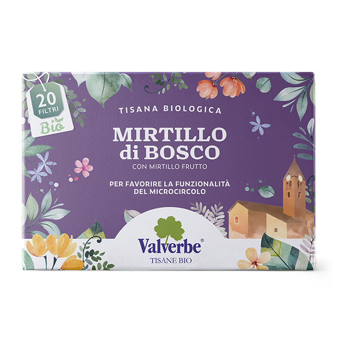 Valverbe Wild Blueberry Herbal Tea 30g - 20 Filters