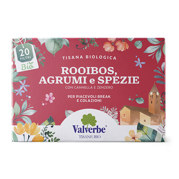 Rooibos Citrus and Spice Infusion Valverbe 30g - 20 Tea Bags