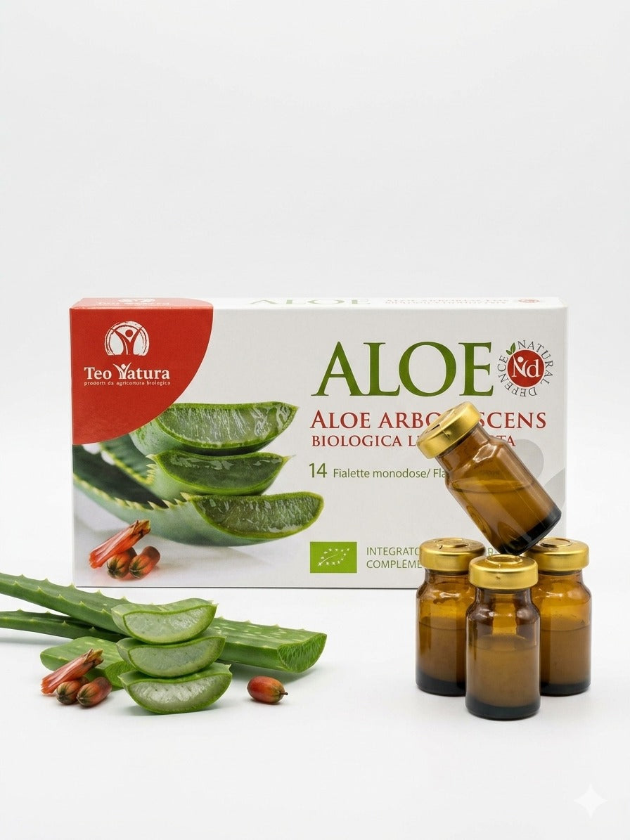 Organic Lyophilized Aloe Arborescens | ALOE ND | Concentrated Supplement - 14 Vials
