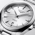 Longines orologio Conquest 38mm argento automatico acciaio L3.720.4.72.6