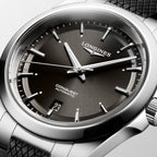 Longines orologio Conquest 38mm nero automatico acciaio L3.720.4.52.9