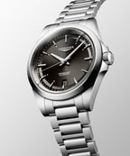 Longines orologio Conquest 38mm nero automatico acciaio L3.720.4.52.6