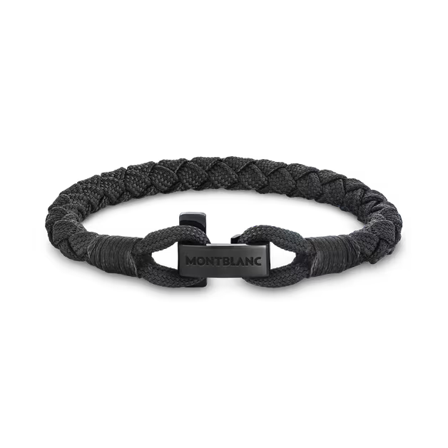 Montblanc bracelet Montblanc with T-closure black size M 130861 63