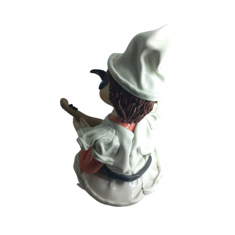 Zampiva Pulcinella Maxy Hand-Painted Ceramic 28x19x20 cm
