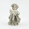 Zampiva Angelo Biscuit Anticato Ceramica H12,5 cm Made in Italy