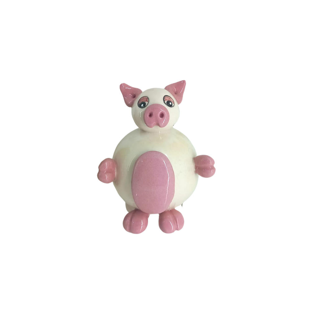 Zampiva Piggy Bank Handmade Ceramic H 10 cm