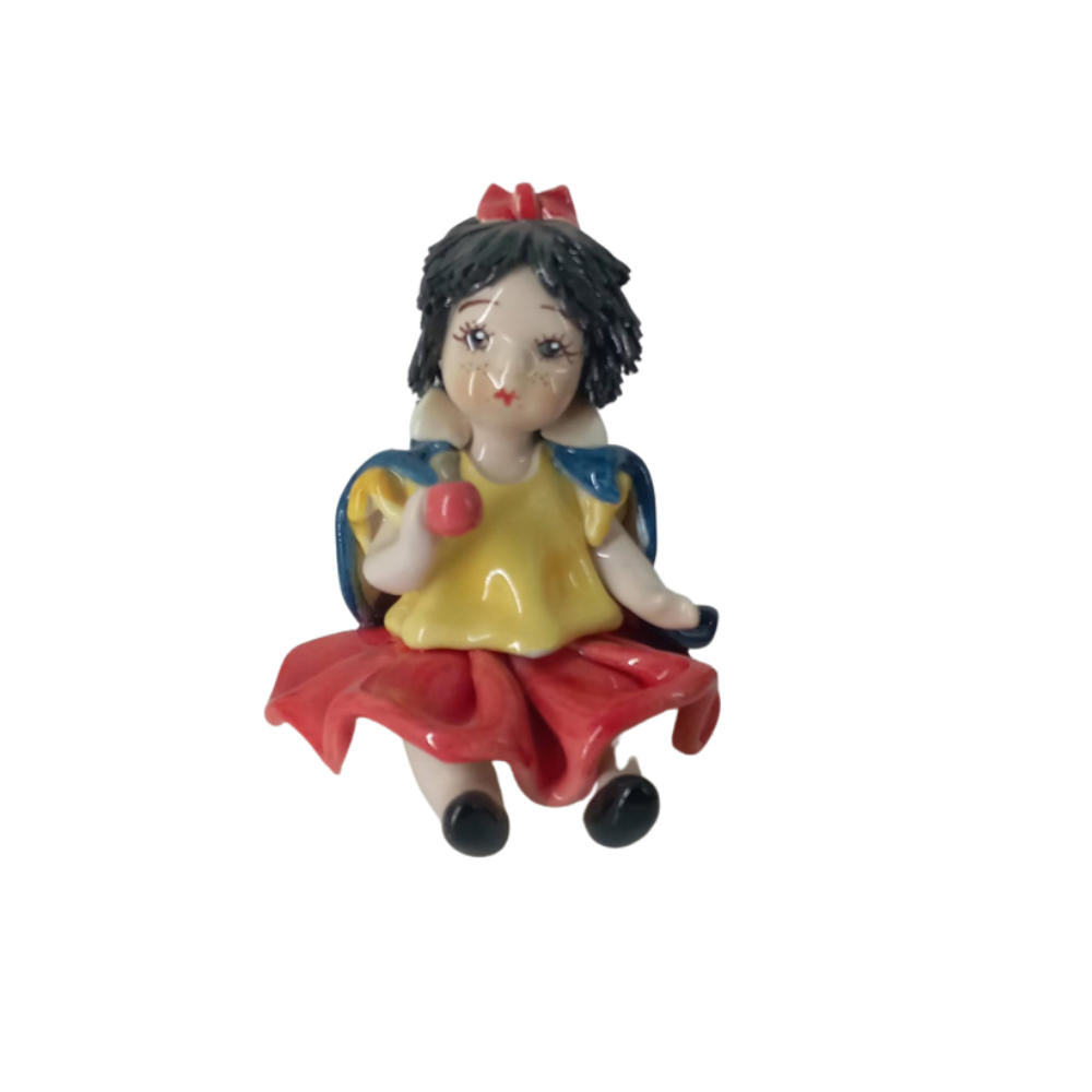 Zampiva Snow White Handcrafted Ceramic Statue H 11 cm
