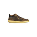 BLAUER Scarpe Sneakers Uomo Marroni con Dettagli a Contrasto