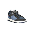 CARRERA Sneakers Uomo Blu con Lacci, Strap e Dettagli a Contrasto