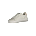CALVIN KLEIN Scarpe Sneakers Donna Bianche con Dettagli a Contrasto