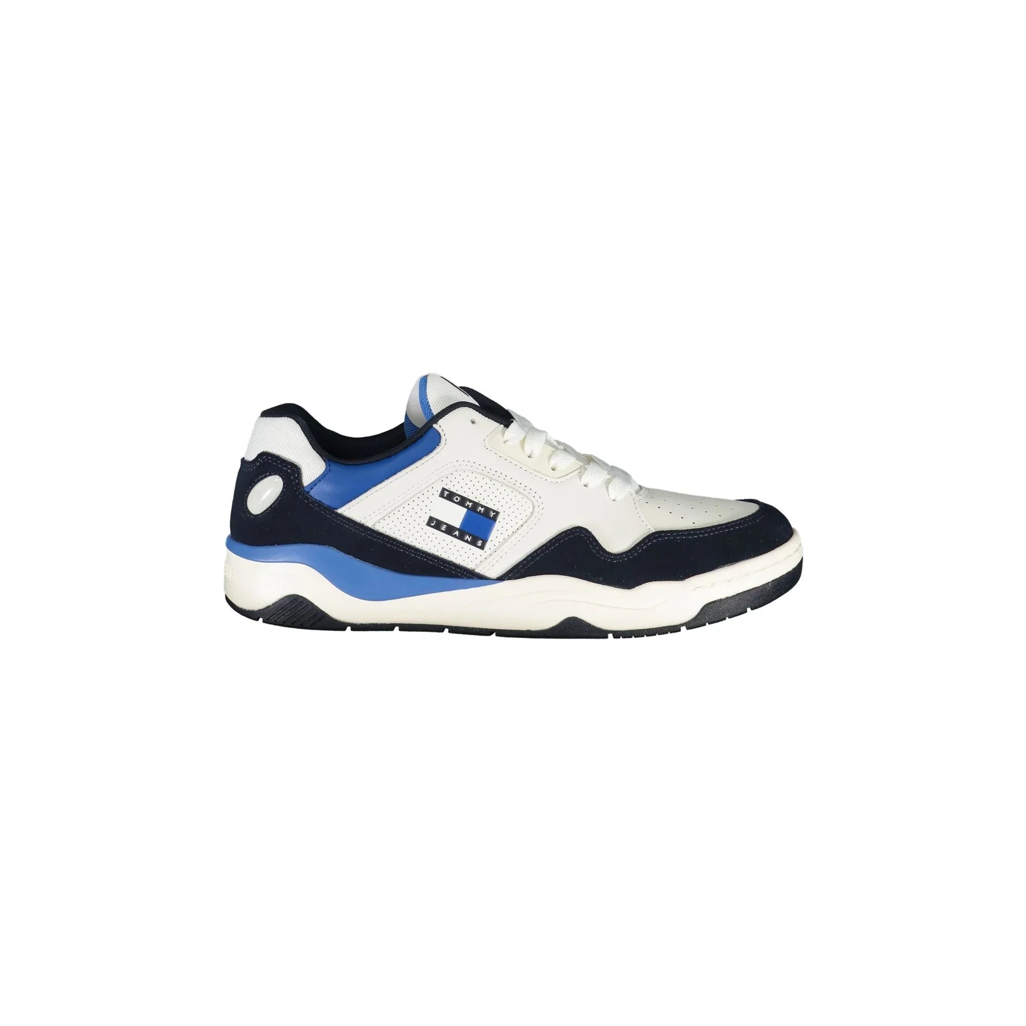 TOMMY HILFIGER Men's Blue Sneakers with Contrast Details