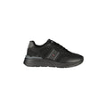 BLAUER Sneakers Uomo Nere con Lacci e Dettagli a Contrasto