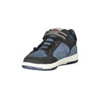 CARRERA Sneakers Uomo Blu con Lacci, Strap e Dettagli a Contrasto
