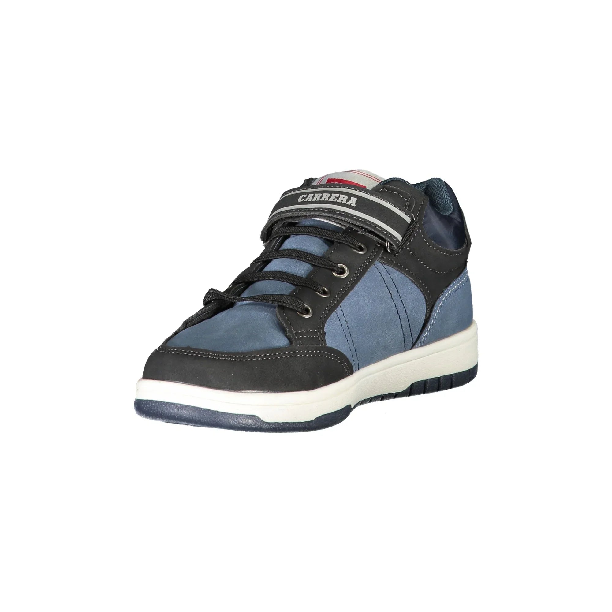 CARRERA Sneakers Uomo Blu con Lacci, Strap e Dettagli a Contrasto