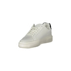 CALVIN KLEIN Sneakers Donna Bianche con Lacci e Dettagli in Nero