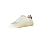 CALVIN KLEIN Scarpe Sneakers Uomo Bianche con Dettagli a Contrasto e Logo