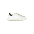 GAELLE PARIS Scarpe Sneakers Uomo Bianche con Dettagli a Contrasto