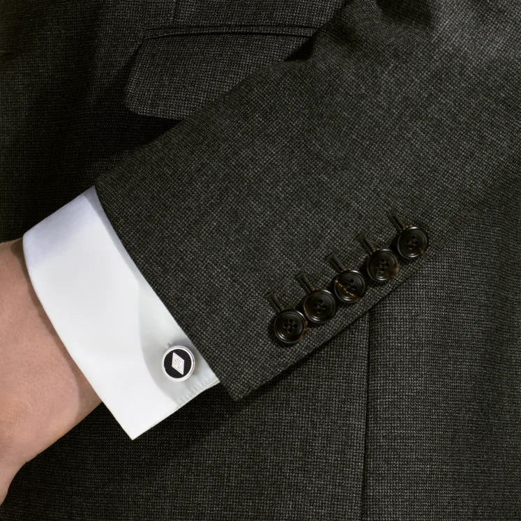 Montblanc Great Characters Homage to The Great Gatsby Steel Cufflinks 132981