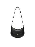 Tommy Hilfiger Women's Black Bag with Adjustable Shoulder Strap and Removable Handle