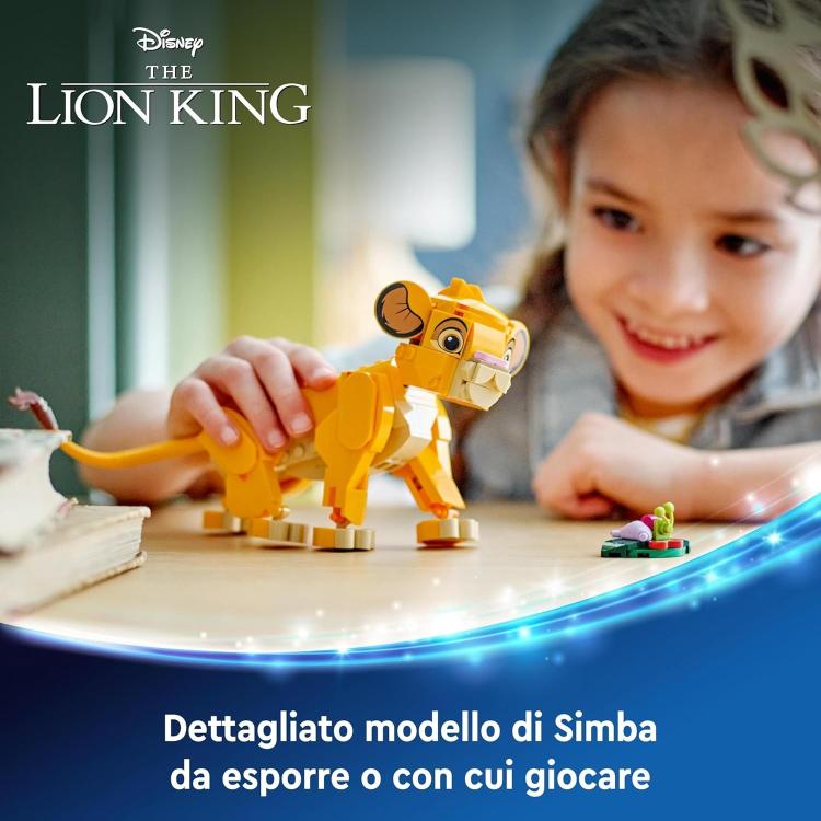 Lego - Disney Lion King 43243 (Simba) The Lion King Cub - Figure Set 222 Pcs 6+