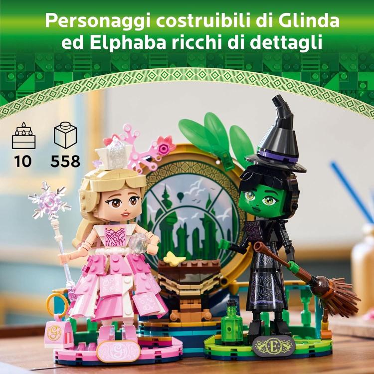 Lego - Wicked 75682 (Elphaba & Glinda Figures) Building Toy 558Pcs 10+