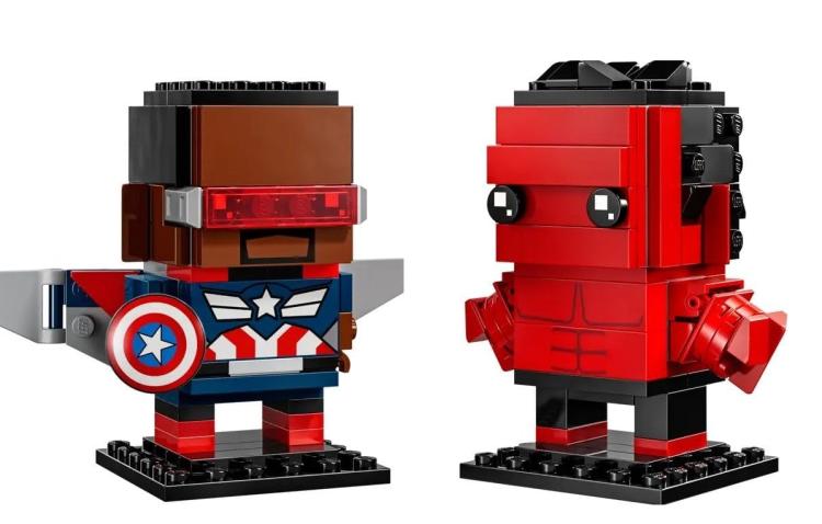Lego - Brickheadz 40668 Marvel Studios Captain America Red Hulk Figures 242+243
