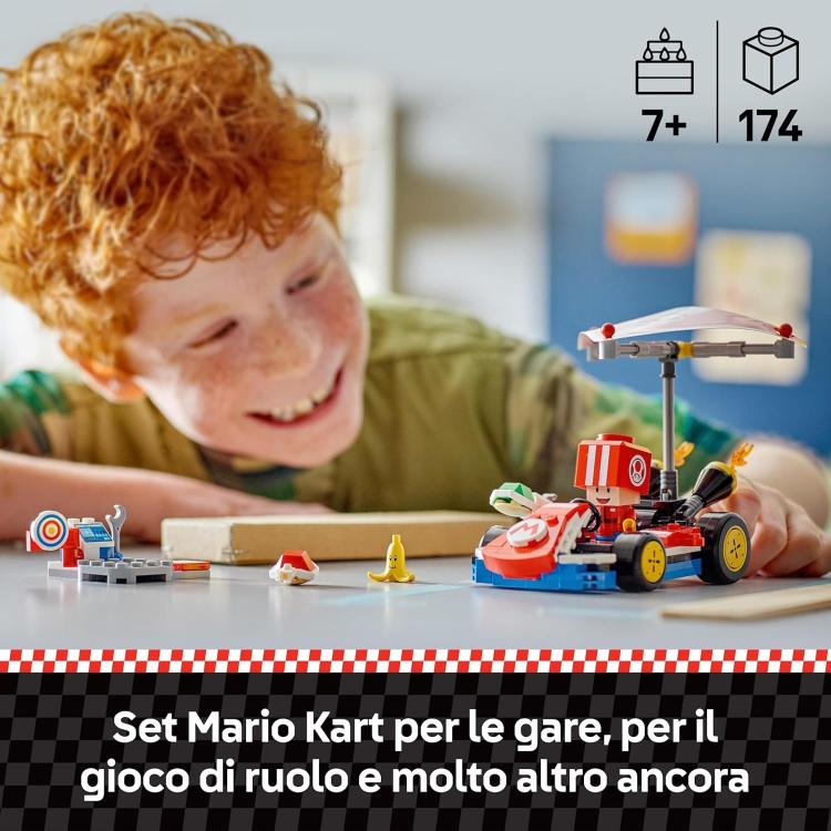 Lego - Super Mario Kart 72032 (Standard Kart) Set With Toad Figure Game 174Pcs 7+