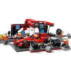Lego - City 60443 (Pit Stop and Mechanics with Ferrari F1 Race Car) 322-Piece Set - 6+