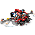 Lego - City 60443 (Pit Stop and Mechanics with Ferrari F1 Race Car) 322-Piece Set - 6+