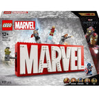 Lego - Marvel Logo 76313 Set (Marvel Signature) Building Toy 5 Mini Figures 931Pcs 12+