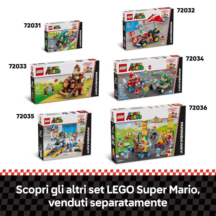 Lego - Super Mario Kart 72032 (Standard Kart) Set With Toad Figure Game 174Pcs 7+