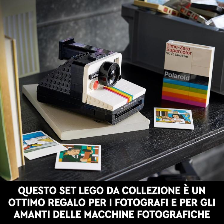Lego - Ideas 21345 Polaroid OneStep SX-70 Camera Vintage Building Kit 516 Pcs