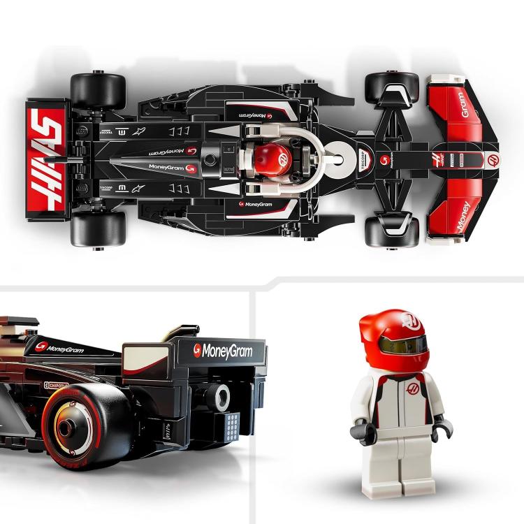 Lego Speed Champions Moneygram Haas F1 Team FW46 77250 Formula 1 Car Model