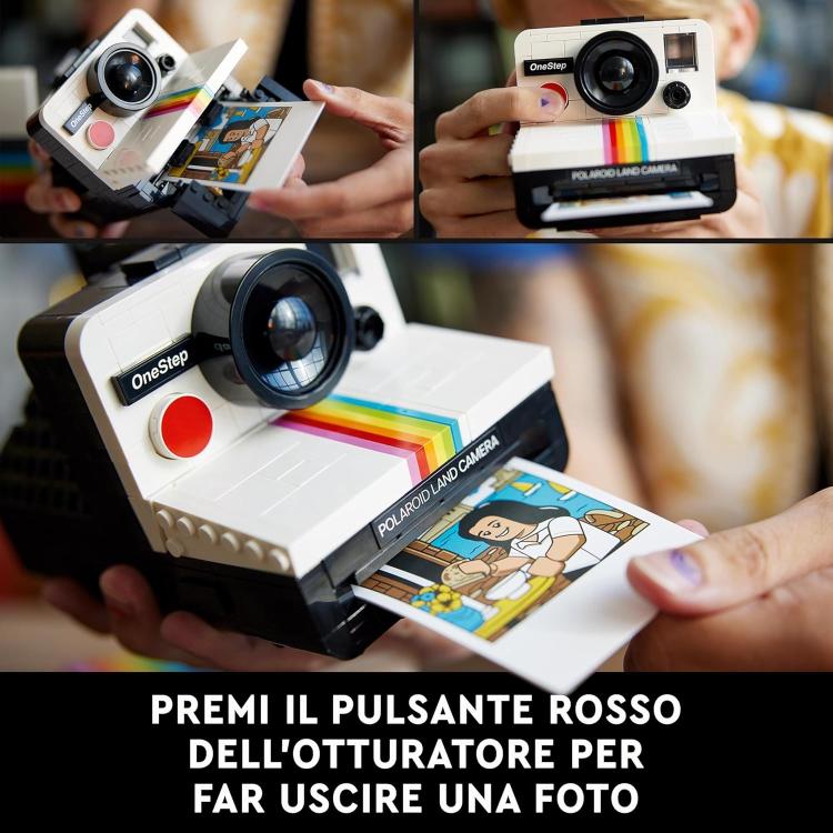 Lego - Ideas 21345 Polaroid OneStep SX-70 Camera Vintage Building Kit 516 Pcs