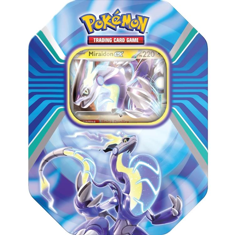 Pokemon Tin: Paldea Legends (Miraidon) TCG Box Trading Card Game