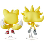Funko Pop Games Sonic - Super Tails and Super Silver 2 Pack Gico Vinyl Figure Film