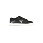 CALVIN KLEIN Scarpe Sneakers Uomo Nere con Dettagli a Contrasto e Logo