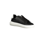 CALVIN KLEIN Scarpe Sneakers Uomo Nere con Dettagli a Contrasto e Logo