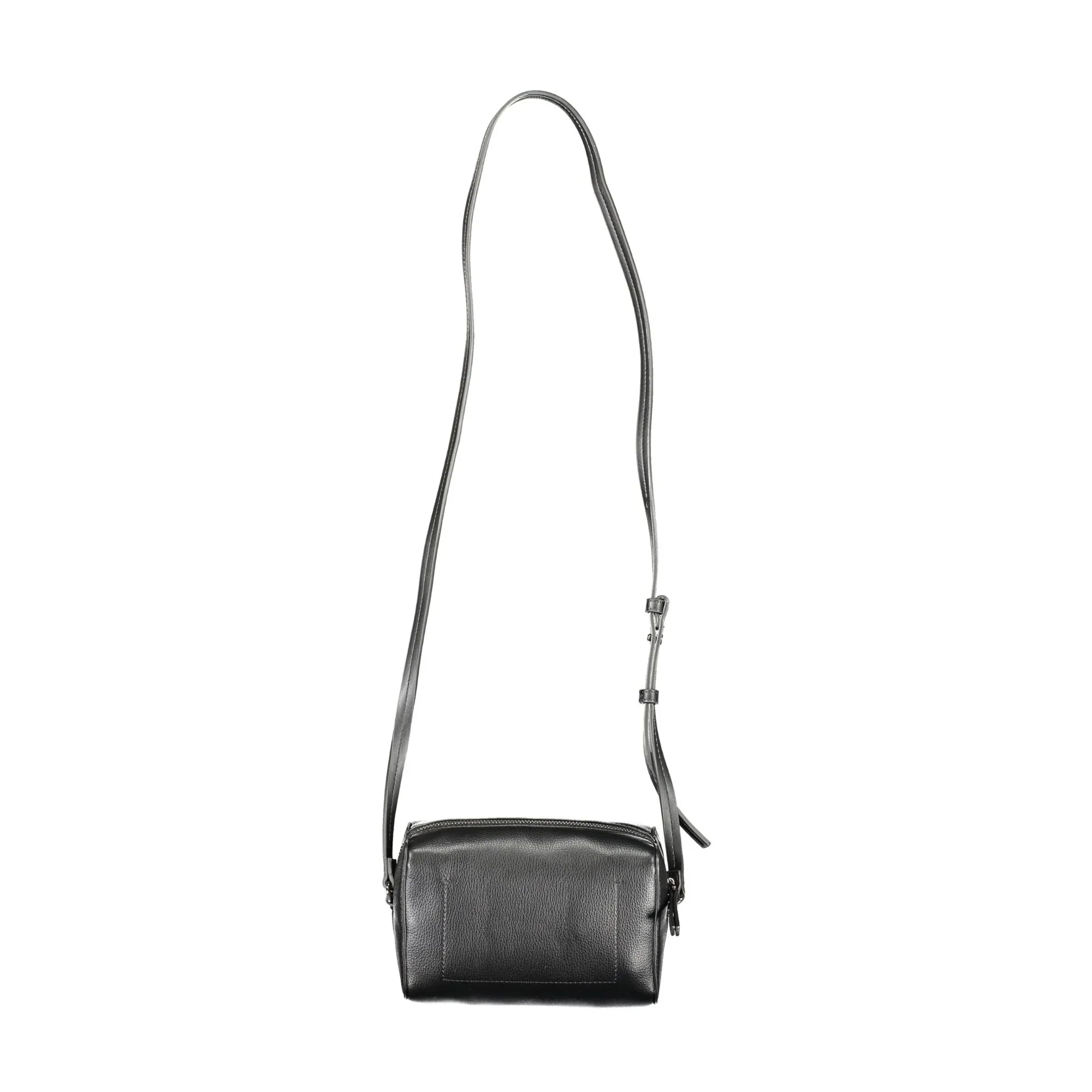 Calvin Klein Women's Black Crossbody Bag with Zip and Pockets