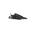 CALVIN KLEIN Sneakers Uomo Nere con Lacci e Dettagli in Bianco