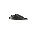 CALVIN KLEIN Sneakers Uomo Nere con Lacci e Dettagli in Bianco