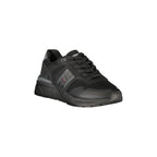 BLAUER Sneakers Uomo Nere con Lacci e Dettagli a Contrasto