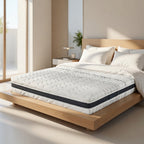 Materasso Memory a zone multi onda alto 23 cm con Waterlily tessuto anallergico e antiacaro COMFORT3