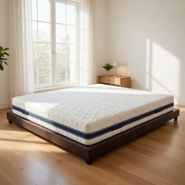 Mattress with 5 cm of breathable and cool H27 Memory Foam - MEMORY KING