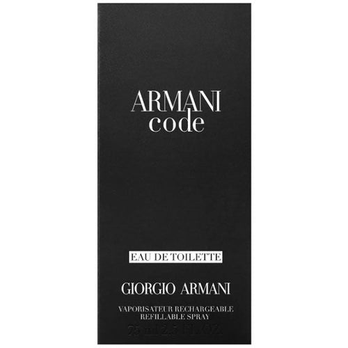 ARMANI CODE MEN EAU DE TOILETTE 75 ML REFILLABLE