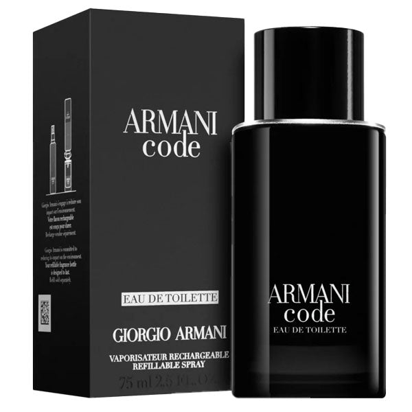 ARMANI CODE MEN EAU DE TOILETTE 75 ML REFILLABLE