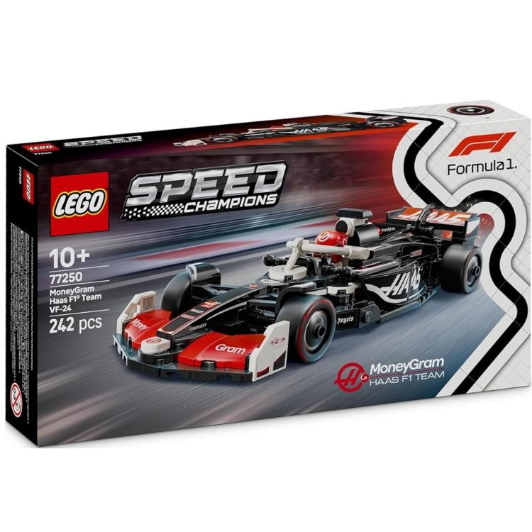 Lego Speed Champions Moneygram Haas F1 Team FW46 77250 Formula 1 Car Model