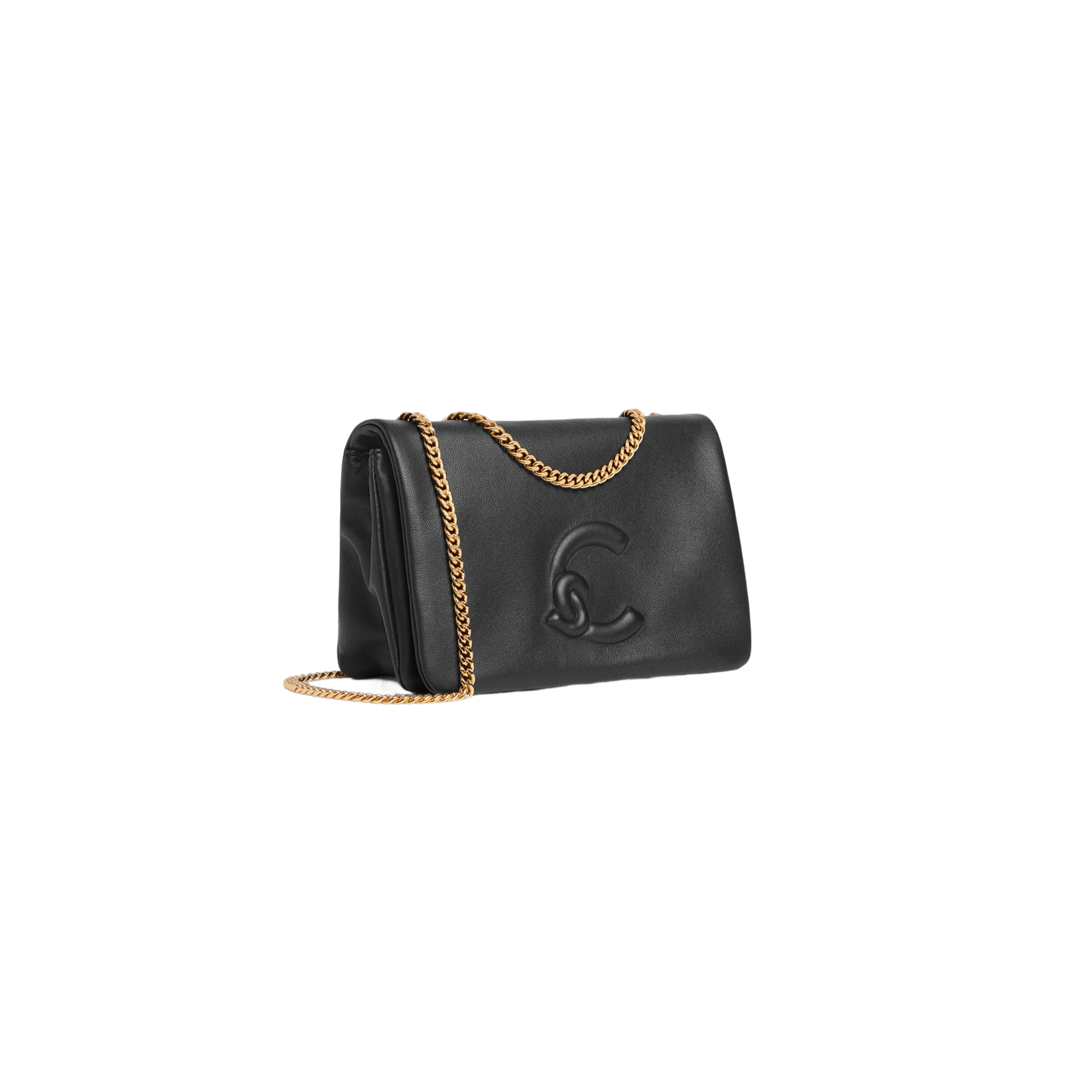 COCCINELLE Women's Black Shoulder Bag, Genuine Leather, Dulse