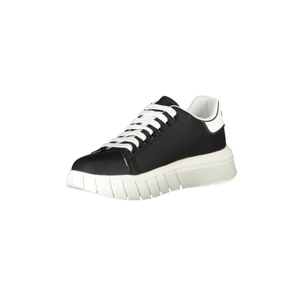 GAELLE PARIS Scarpe Sneakers Uomo Nere con Dettagli a Contrasto